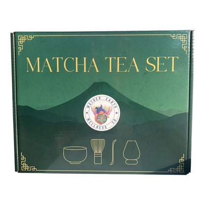 Komplet Matcha Sæt med Ceremonial Grade Matcha 🍵✨