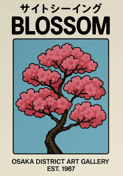 Japanese Ukiyoe Cherry Blossom Pumpkin Cat Yayoi Kusama Traditional Artwork Poster Canvas Paintings Wall Art Pictures Home Decor
