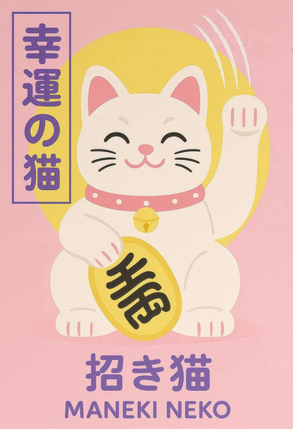Japanese Ukiyoe Cherry Blossom Pumpkin Cat Yayoi Kusama Traditional Artwork Poster Canvas Paintings Wall Art Pictures Home Decor