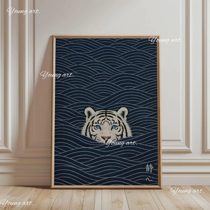 Japanese Koi Fish TOKYO Canvas Prints Poster Japandi Retro 90s OSAKA Abstract Exhibition Art Prints Bedroom Wall Art Home Decor
