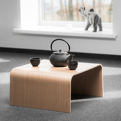 Håndlavet Seiza Bænke- & Bordssæt  – Japansk-inspireret Te- og Meditationssæt 🍵🌿